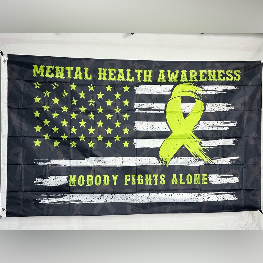 Mental Health Awareness Flag 5x3 Ft.